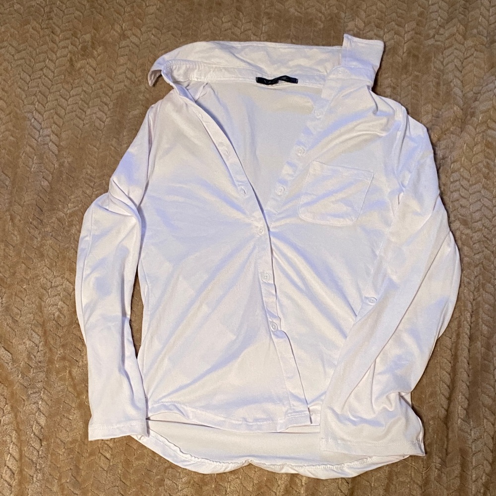 White Button-Up Shirt